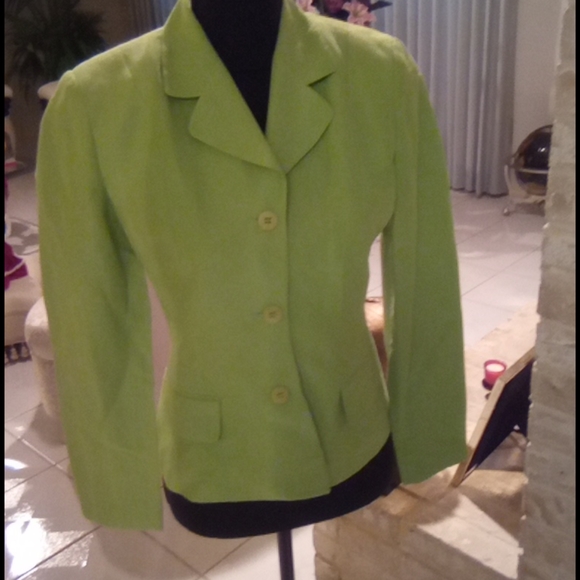 Light Green Blazer, like new - Picture 2 of 2